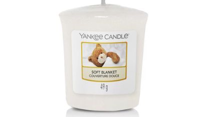 Immagine di Yankee Candle 1173565E candela di cera Cilindro Ambra, Agrume, Vaniglia Bianco