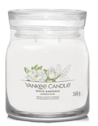 Immagine di Yankee Candle White Gardenia candela di cera Cilindro Bianco 1 pz