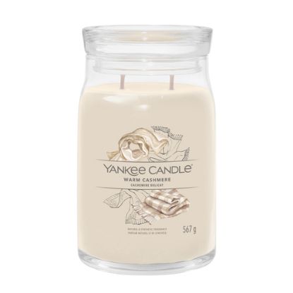 Immagine di Yankee Candle 1701379E candela di cera Cilindro Patchouli, Legno di Sandalo Beige 1 pz