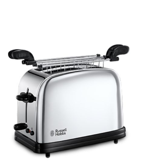 Immagine di Russell Hobbs 23310-57 tostapane 2 fetta/e Nero, Argento