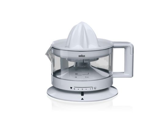 Immagine di Braun TributeCollection CJ 3000 spremiagrumi elettrico 0,35 L 20 W Trasparente, Bianco