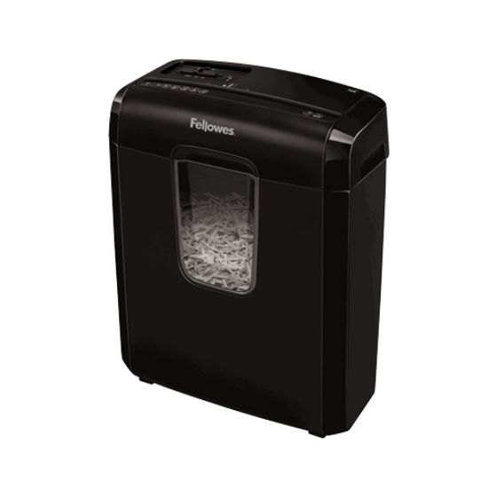 Immagine di Fellowes Powershred 6C distruggi documenti Triturazione incrociata 22 cm Nero