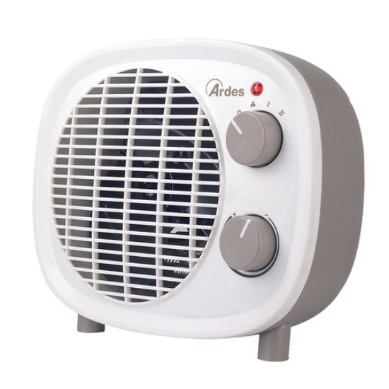 Immagine di Ardes AR4F08 stufetta elettrica Interno Marrone, Bianco 2000 W Riscaldatore ambiente elettrico con ventilatore