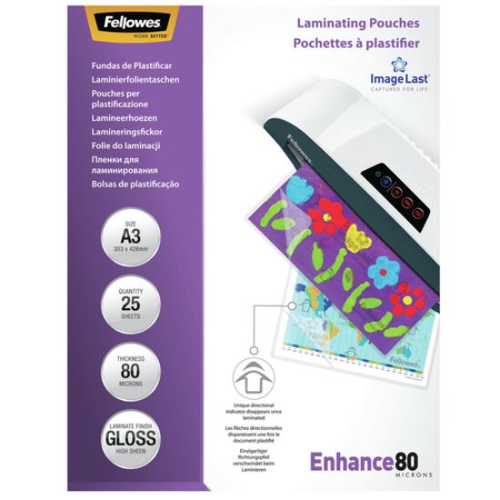 Immagine di Fellowes 5396403 pellicola per plastificatrice 25 pz