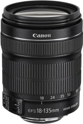 Immagine di Canon EF-S 18-135mm f/3.5-5.6 IS STM + EW-73B + Lens Cloth SLR Obiettivi standard Nero