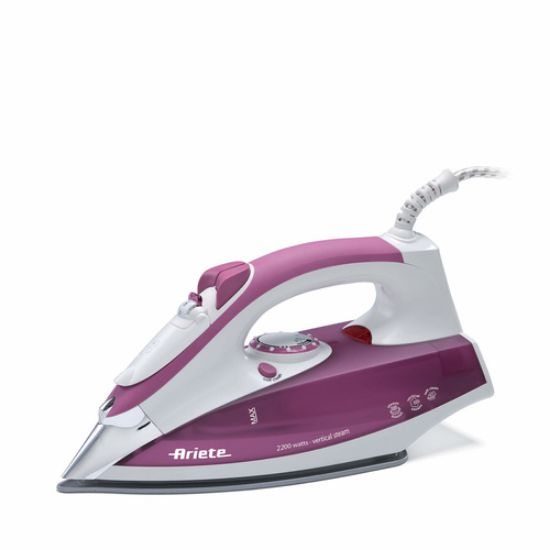 Immagine di Ariete 6215 Steam Iron 2200W - piastra in acciaio inox - Serbatoio 280 ml - Rosa