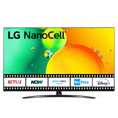 Immagine di LG NanoCell 65'' Serie NANO76 65NANO766QA 4K Smart TV NOVITÀ 2022