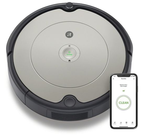 Immagine di iRobot Roomba 698 0,6 L Senza sacchetto Nero, Grigio