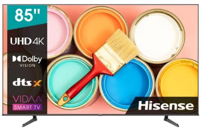 Immagine di Hisense 85A6BG TV 2,16 m (85") 4K Ultra HD Smart TV Wi-Fi Nero 400 cd/m²