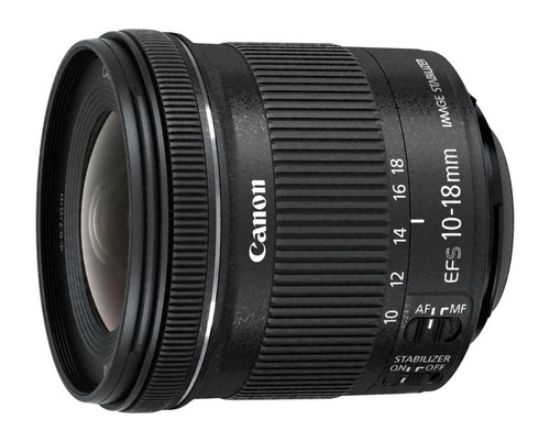 Immagine di Canon EF-S 10-18mm f/4.5-5.6 IS STM + EW-73C + Lens Cloth SLR Obiettivo ultra-ampio Nero