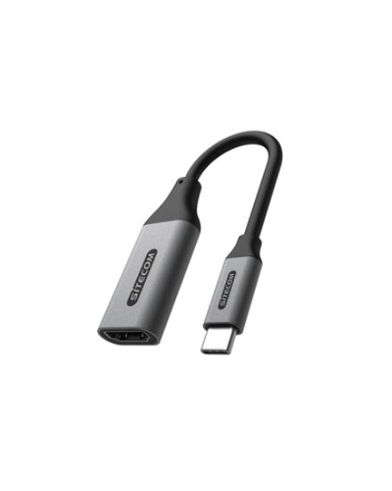 Immagine di Sitecom AD-1001 adattatore per inversione del genere dei cavi HDMI-A USB-C Nero, Grigio