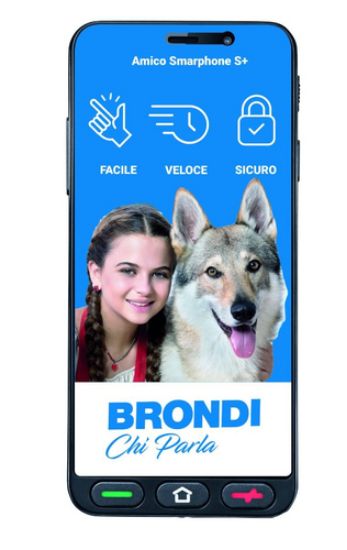 Immagine di Brondi Amico Smartphone S+ Nero