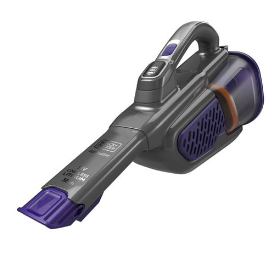 Immagine di Black & Decker BHHV520BFP aspirapolvere senza filo Nero, Viola Senza sacchetto