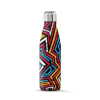 Immagine di The Steel Bottle Pop art Uso quotidiano 500 ml Acciaio inox Multicolore