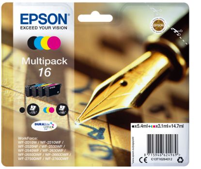 Immagine di Epson Pen and crossword Multipack Penna e cruciverba 4 colori Inchiostri DURABrite Ultra 16