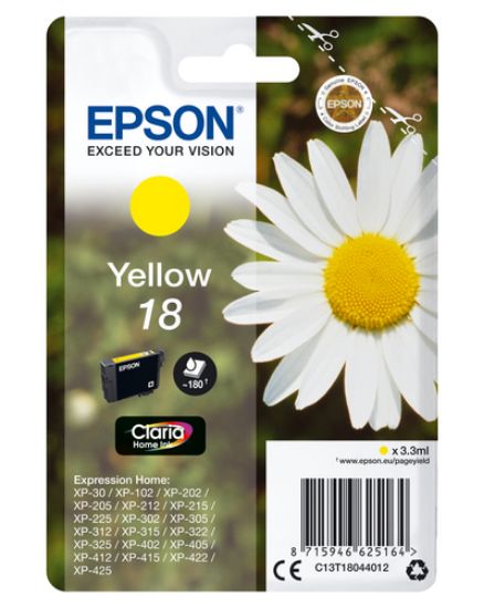 Immagine di Epson Daisy Cartuccia Margherita Giallo Inchiostri Claria Home 18