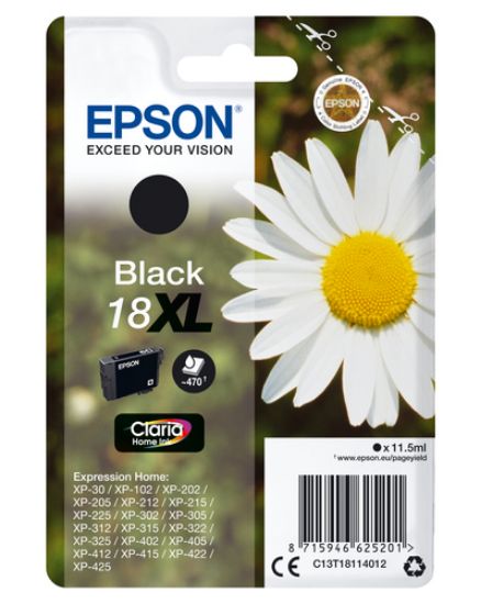 Immagine di Epson Daisy Cartuccia Margherita Nero Inchiostri Claria Home 18XL