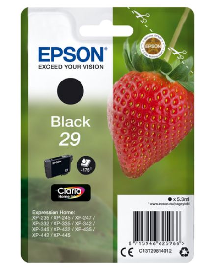 Immagine di Epson Strawberry Cartuccia Fragole Nero Inchiostri Claria Home 29