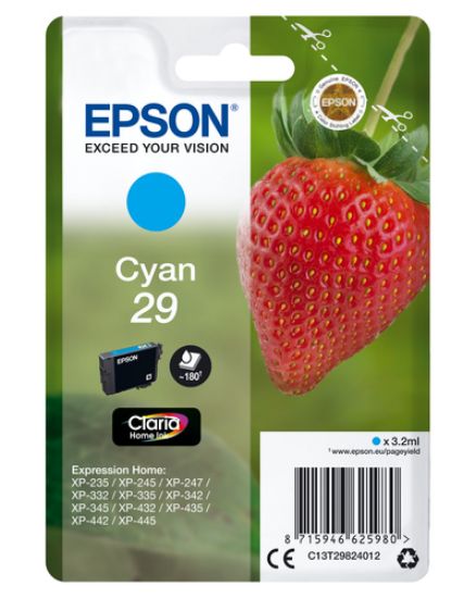 Immagine di Epson Strawberry Cartuccia Fragole Ciano Inchiostri Claria Home 29