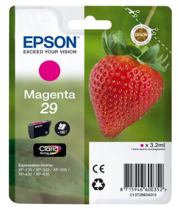 Immagine di Epson Strawberry 29 M cartuccia d'inchiostro 1 pz Originale Resa standard Magenta