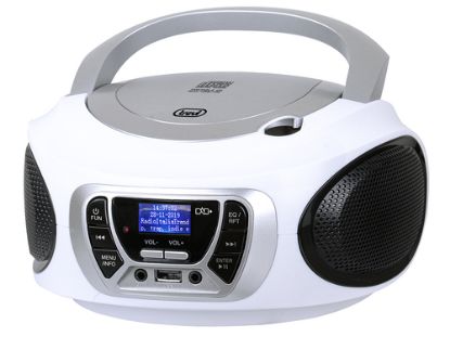 Immagine di Trevi CMP 510 DAB Digitale 3 W DAB, DAB+, FM Bianco Riproduzione MP3