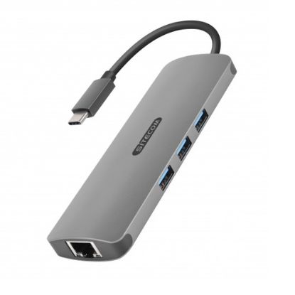 Immagine di Sitecom CN-382 replicatore di porte e docking station per laptop Grigio