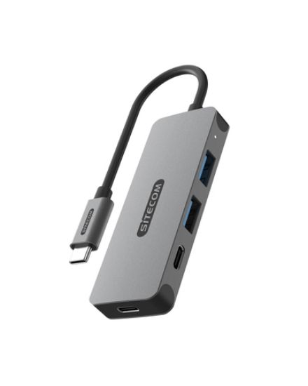 Immagine di Sitecom CN-5010 hub di interfaccia USB 3.2 Gen 1 (3.1 Gen 1) Type-C 5000 Mbit/s Nero, Grigio