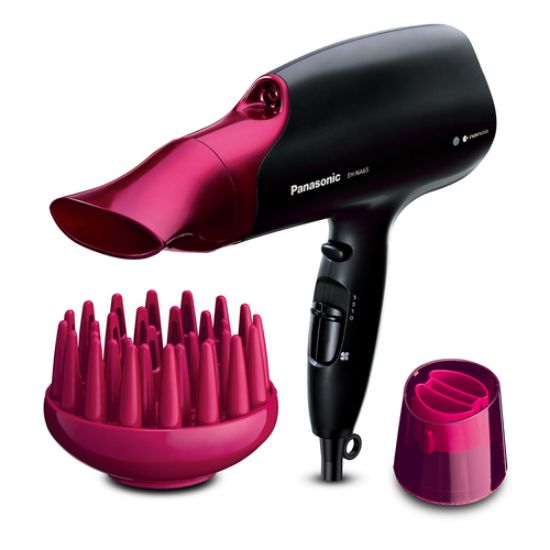 Immagine di Panasonic EH-NA65, tecnologia Nanoe, protezione/idratazione capelli, 2000 W, Nero/Fucsia