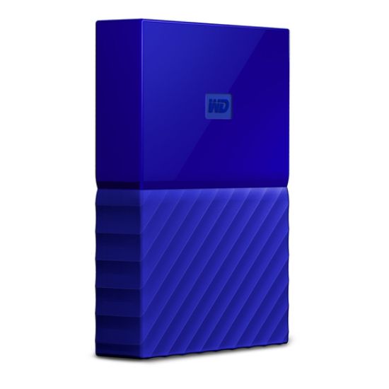 Immagine di Western Digital My Passport disco rigido esterno 2 TB 2.5" Micro-USB B 3.2 Gen 1 (3.1 Gen 1) Blu