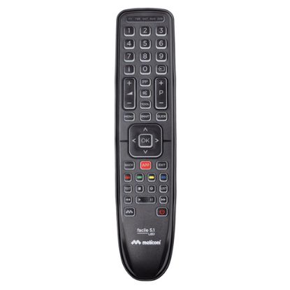 Immagine di Meliconi Facile 5.1 LED telecomando IR Wireless DTT, DVD/Blu-ray, SAT, TV Pulsanti