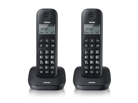 Immagine di Brondi Gala Twin Telefono DECT Identificatore di chiamata Nero