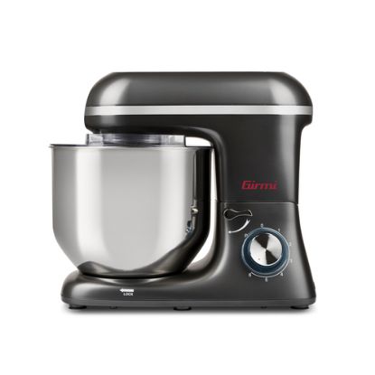 Immagine di Girmi Gastronomo 8L Sbattitore con base 1400 W Nero, Acciaio inox