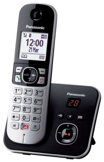 Immagine di Panasonic KX-TG6861 Telefono DECT Identificatore di chiamata Nero, Grigio