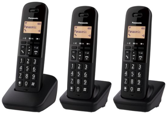 Immagine di Panasonic KX-TGB613 Telefono DECT Identificatore di chiamata Nero