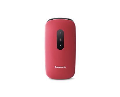 Immagine di Panasonic KX-TU446EXR 6,1 cm (2.4") 110 g Rosso Telefono per anziani