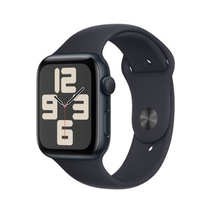 Immagine di Apple Watch SE GPSCassa 44mm in Alluminio Mezzanotte con Cinturino Sport Mezzanotte - M/L