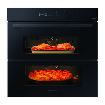 Immagine di Samsung NV7B5760WBK Forno ad incasso a Vapore Serie 5 76 L A+ Vetro Nero