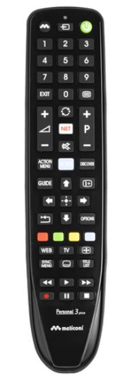 Immagine di Meliconi Gumbody Personal 3 plus telecomando IR Wireless TV Pulsanti