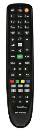 Immagine di Meliconi Gumbody Personal 5 plus telecomando IR Wireless TV Pulsanti