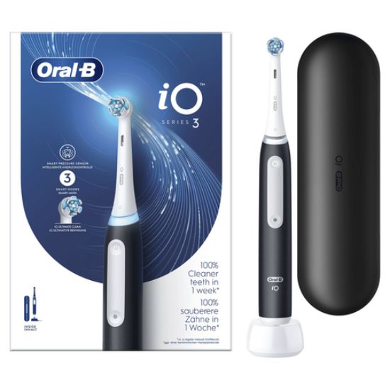 Immagine di Oral-B Spazzolino Elettrico iO 3 Nero, 1 Testina