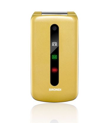 Immagine di Brondi President 7,62 cm (3") 130 g Oro Telefono cellulare basico