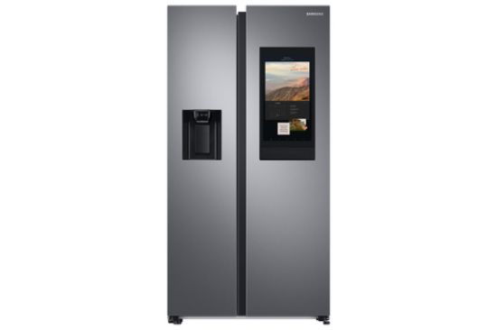 Immagine di Samsung RS6HA8880S9 frigorifero Side by Side Family Hub™ Libera installazione con congelatore 614 L connesso con monitor integrato Classe F, Inox