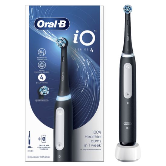 Immagine di Oral-B iO Series 4 Adulto Spazzolino a vibrazione Nero