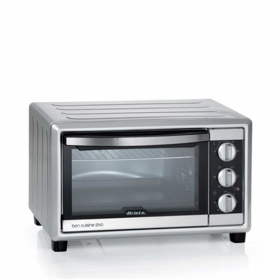 Immagine di Ariete 984 Forno Elettrico Ventilato 25 litri - Bon Cuisine 250 - Doppio vetro - Temperatura max 230° - 1500 Watt - 6 posizioni cottura - Timer 60’