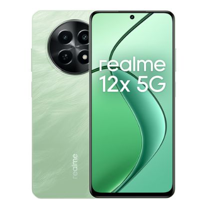 Immagine di realme 12x 16,9 cm (6.67") Doppia SIM Android 14 5G USB tipo-C 8 GB 256 GB 5000 mAh Verde