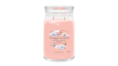 Immagine di Yankee Candle Watercolour Skies candela di cera Cilindro Floreale Rosa 1 pz