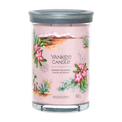 Immagine di Yankee Candle Desert Blooms candela di cera Cilindro Legnoso Rosa 1 pz