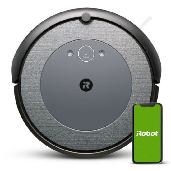 Immagine di iRobot Roomba i5 aspirapolvere robot Sacchetto per la polvere Nero, Grigio