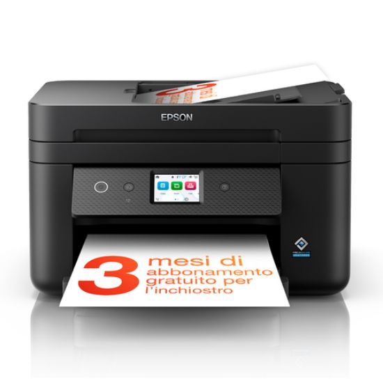 Immagine di Epson WorkForce WF-2960DWF stampante multifunzione A4 getto d'inchiostro (stampa, scansione, copia), Display LCD 6.1 cm, ADF, WiFi Direct, AirPrint, 3 mesi di inchiostro incluso con ReadyPrint