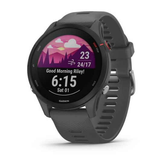 Immagine di Garmin Forerunner 255 3,3 cm (1.3") MIP 46 mm Digitale 260 x 260 Pixel Touch screen Grigio Wi-Fi GPS (satellitare)